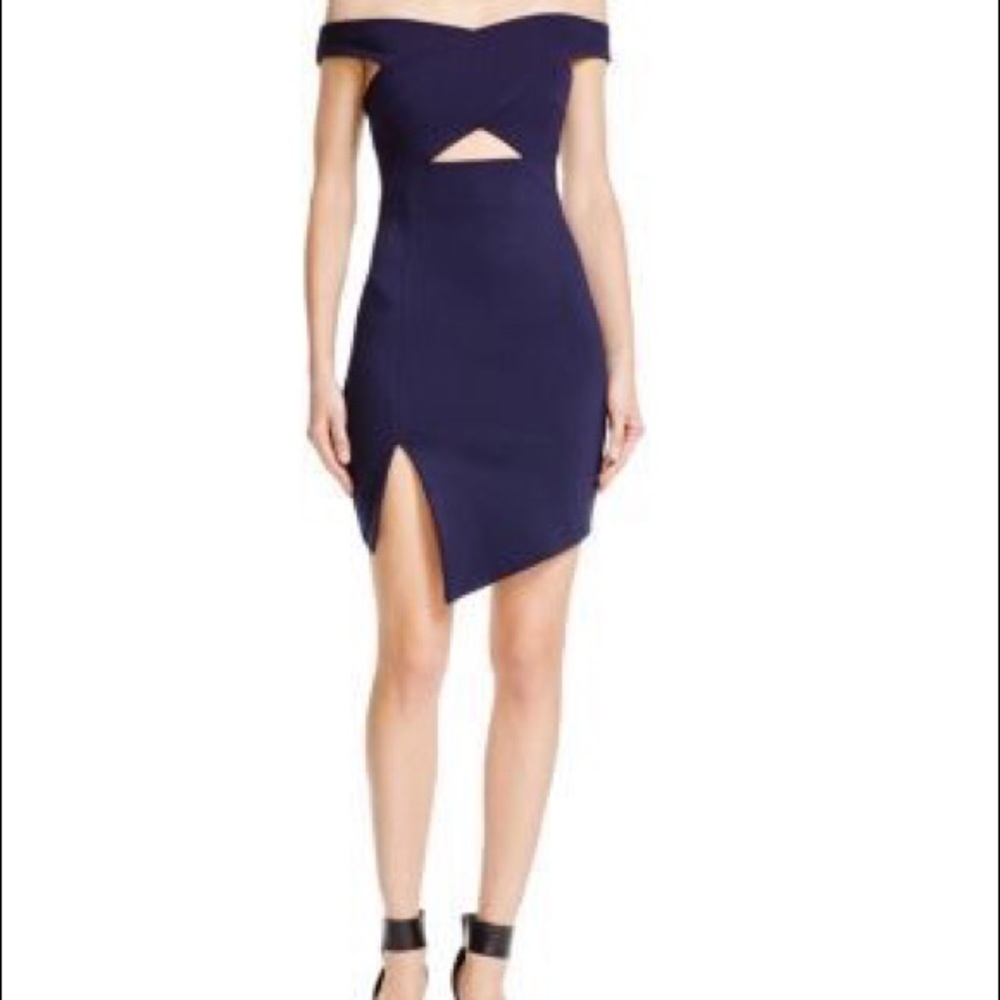 Bec & Bridge Navy Blue Dress Sz 4 NWT